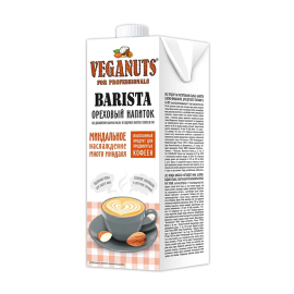 Напиток ореховый МИНДАЛЬ 1,5% ТМ «VEGANUTS BARISTA», 1 л
