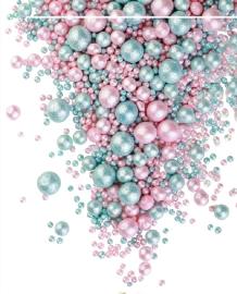 Драже зерновое в глазури БЛЕСК НЕЖНЫЙ (голубой и розовый) #816 (1,5кг*6шт)