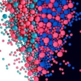 Драже зерновое в глазури НЕОН (розовый, синий) 2-5, 6-8мм "ФБ" #916, 100 гр. (фасовка ИМ)