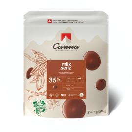Шоколад молочный MILK SERIZ (35% какао), код CHM-N025SERIE6-Z72, 5 кг КАРМА, Швейцария