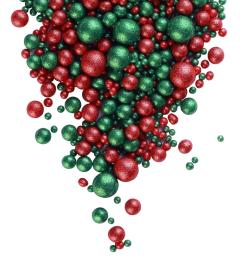 Драже зерновое в глазури БЛЕСК зеленый, красный "ФБ" #719, 100 гр