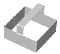 ВЫСЕЧКА квадрат глад. нерж. с/р, 55мм, арт.ВК55р