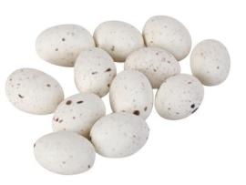 Драже "Яйца" (белые матовые в крапинку), арт. tp108603, 100 гр (фасовка ИМ)