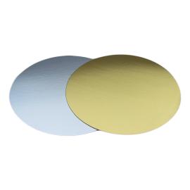 Подложка картон круг золото/серебро №30 .64157