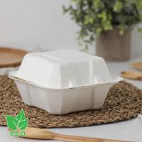 Ланч-бокс для бенто торта и бургера, 450 л, 15,2*15,4*8,8 см, сахарный тростник арт.7342947