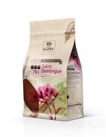 Шоколад темный горький "CACAO BARRY", кувертюр "Saint-Domingue" CHD-Q70SDO-RT-U68, 250 гр (ФАС. ПС)