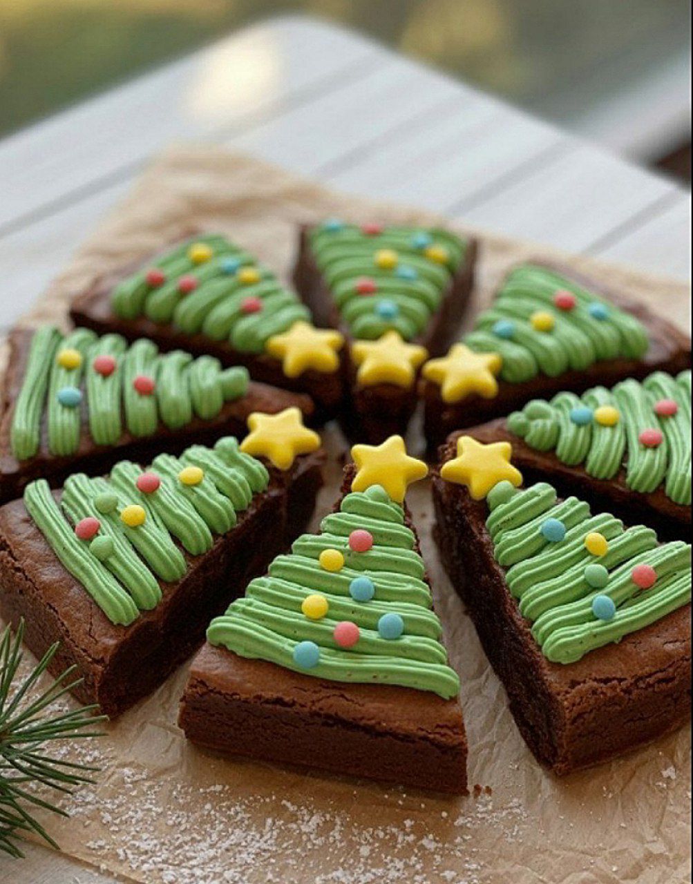 Новогодний Брауни Новогодний Брауни