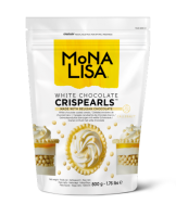 Драже "Crispearls" Mona Lisa белый шоколад, код CHW-CC-CRISPE0-02B, пакет 0,8 кг