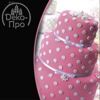 Мастика сахарная ванильная розовая 100 гр