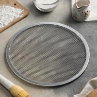 Форма для выпечки пиццы, d=30 см, цвет серебряный, арт.7793696