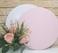 Подложка d 29 см, h 2,5 мм, розовая (уп/20 шт)
