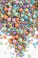 Драже зерновое в глазури ЖЕМЧУГ (оранж,голуб,роз,сирень,изумруд) матовый #297м, 50 гр (фасовка ИМ)