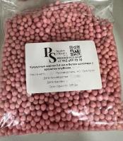 Кукурузные шарики в белом шоколаде с ароматом клубники, 1 кг