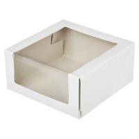 Короб для тортов с окном ForGenika SHELF I Window White 225*225*110 мм