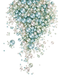 Драже зерновое в глазури БЛЕСК НЕЖНЫЙ (Лазур,мятн,,белоснежный) 3х разм #807 (1,5кг*6шт)