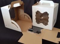 Упаковка 28*28*30 см, 2 окна (Домик)