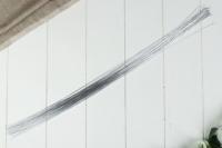 Проволока для изготовления искусственных цветов "Серебро", 60 см, сечение 0,7 мм, арт.3740946 50 шт