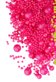 Драже зерновое в глазури БЛЕСК Амарант (3х разм) "ФБ" #831 1,5кг