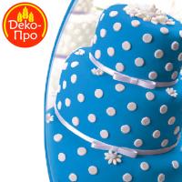 Мастика сахарная ванильная синяя 600 г, арт. 35985