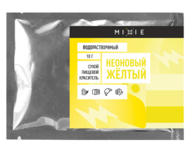 Краситель сухой в/р MIXIE Неоновый желтый, 10 гр