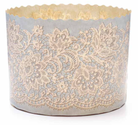 Форма для куличей 110*85 КРУЖЕВА ГОЛУБЫЕ, арт.G9F01365RU 200 шт