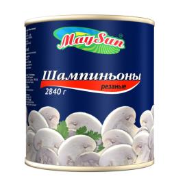 Шампиньоны резаные 3100 мл/6 MAYSUN, шт