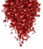 Драже зерновое в глазури БЛЕСК красный "ФБ" #706, 100 гр (фасовка ИМ)