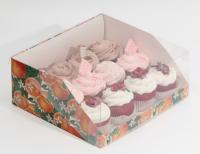 Коробка для кондитерских изделий с PVC-крышкой «Апельсины», 25*22,5*10 см, арт. 7689862