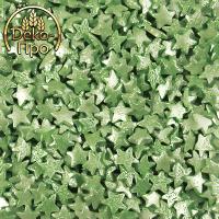 Посыпка "Звезды зеленые перламутровые", 50 гр , арт.20288