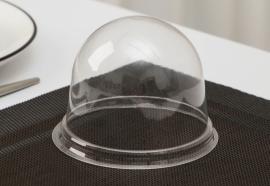 Крышка для контейнера ПР-Т-85К, круглая,цвет прозрачный, 11*8,2 см, арт.3305329