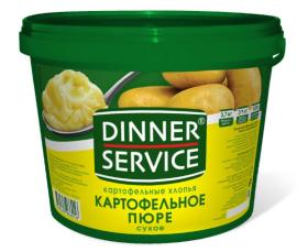 Пюре картофельное, ведро 3,5 кг ДИННЕР СЕРВИС