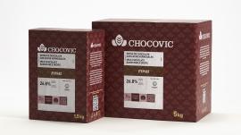 Шоколадная масса молочная термост. капли Chocovic Rosa, код CHM-DR-852CHCV-94B, 5 кг