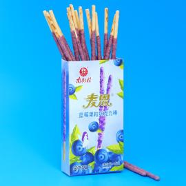 Палочки печенья покрытые шоколадом со вкусом черники, 45 г, арт.10000497