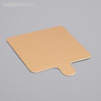 Сольерка, золото - серебро, 7,5 х 7,5 см, 0,8 мм арт. 4861374