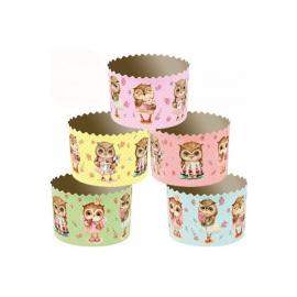 Форма для куличей 70*60 "СОВУШКИ" pmK7060cSOV (100 шт)