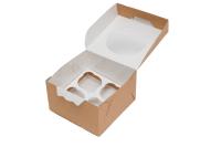 Коробка для маффинов ( на 4шт)