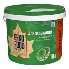 Майонез "EFKO FOOD" 67% special, для запекания, ведро 9,34 кг/10л