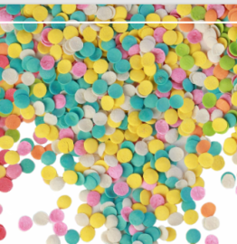 Посыпка сахарная декоративная "Конфетти" (желтое,голубое,розовое,белое) #301, 1,5 кг