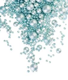 Драже зерновое в глазури БЛЕСК НЕЖНЫЙ Лазурный (3х разм), #803. 50 гр (фасовка ИМ)