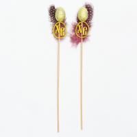 Набор пасхальных топперов «ХВ» 2 шт., МИКС, арт.9406035