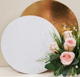 Подложка d 32 см, h 3,2 мм, лам. зол/жемч