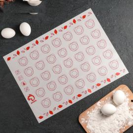 Коврик армированный для макаронс Доляна, 40*30 см, арт.2818763