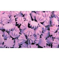 Украшение сахарные фигурки "МИНИ-БЕЗЕ" сиреневое, 250 гр