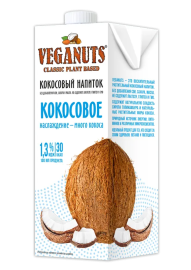 Напиток ореховый КОКОС 1,5% ТМ «VEGANUTS BARISTA», 1 л