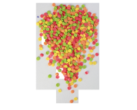 Посыпка сахарная декоративная "Конфетти" (желтое,красное,зеленое,оранж) #309, 1,5 кг