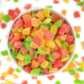 Цукаты Ананасы (кубики микс 3-5 мм),5 кг. КИТАЙ