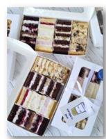 Коробка для дегустационных наборов (тортов/пирожных), белая, 250*130*40 мм, арт. 070810