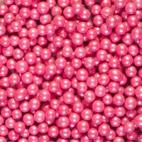 Драже зерновое "ЖЕМЧУГ" 6-8мм малиновый (100гр)
