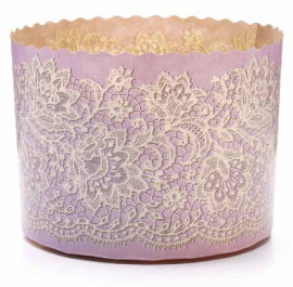 Форма для куличей 110*85 КРУЖЕВА ФИОЛЕТОВЫЕ, арт.G9F01367RU 200 шт