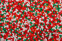 Посыпка "Шарики Микс №8" (красно-бело-оранжево-зелёный), арт.tp20073, 50 гр (фасовка ИМ)